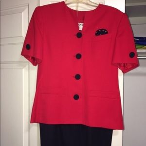 Kasper A.S.L. Petite 2 piece Skirt Suit